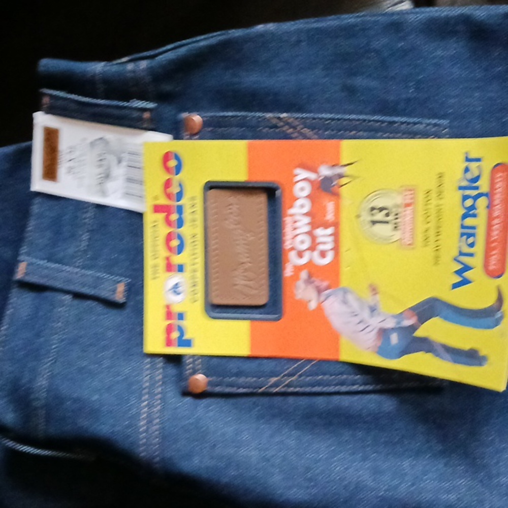 NWT EXCELLENT CONDITION Wranglers Cowboy cut original fit 36x32 heavy weight